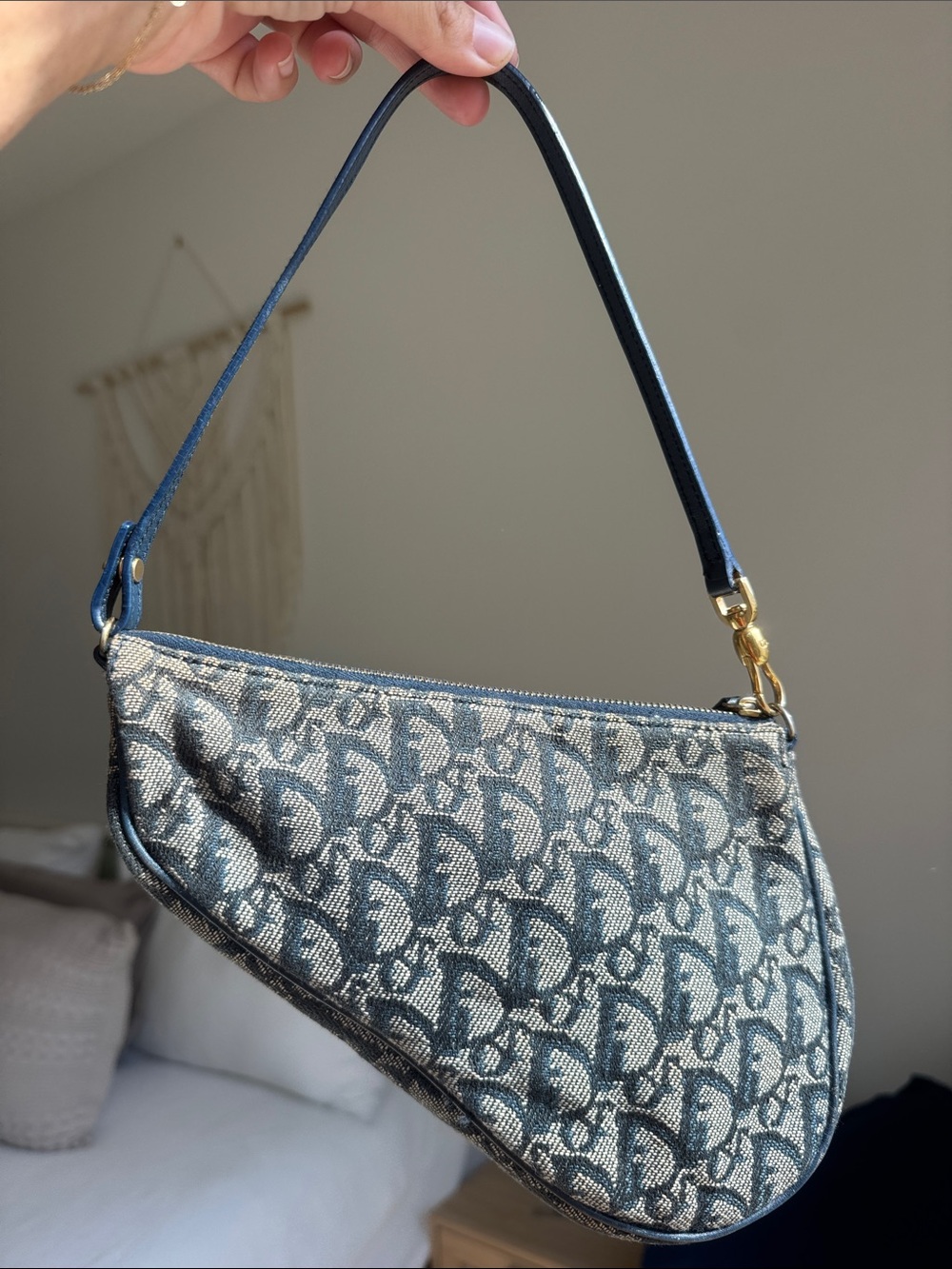 Dior Saddle Bag – Vintage Y2K Shoulder Bag with COA - Picture 4 of 11